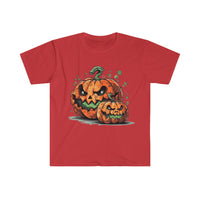 Green Slime Carved Pumpkins Halloween Unisex Graphic Tees! Fall Vibes!