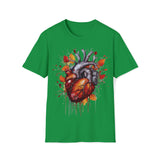 1 Autumn Drip Anatomical Heart Halloween Fall Vibes Unisex Graphic Tees! Medical Vibes!