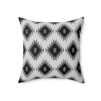 Western/Boho Aztec Black Square Pillow!