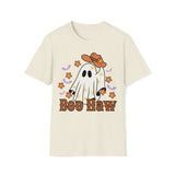 Boo Haw Floral Retro Cowboy Ghost Unisex Graphic Tee! Halloween! Fall Vibes!