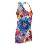 Boho Watercolor Star Women's Racerback Dress! Free Shipping! Sun Dress, Sleep Shirt, Swim Cover Up!