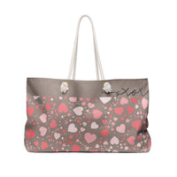 Valentines Day Blush Pink Heart Assortment XoXo Vacation Travel Weekender Bag! Free Shipping!!!