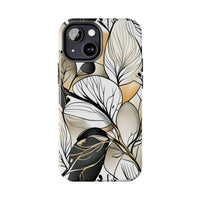 Neutral Autumn Leaves Fall Vibes Tough Phone Cases!