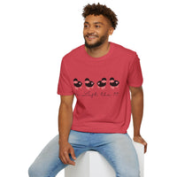 Valentines Day Pink Sheep He Left The 99 Unisex Graphic Tee! All New Heather Colors!!! Free Shipping!!!