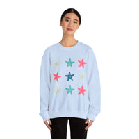 Starfish Medley Unisex Sweatshirt! Plus Sizes Available!