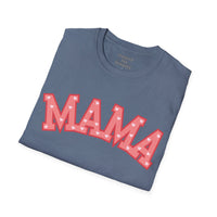 Valentines Day Mama Pink Heart Medley Unisex Graphic Tee! All New Heather Colors!!! Free Shipping!!!