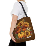 Autumn Sunflower Bouquet Fall Vibes Tote Bag!