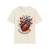 1 Emergency Department Anatomical Heart Fall Coloring Unisex Graphic Tees! Medical Vibes! Fall Vibes!