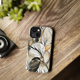 Neutral Autumn Leaves Fall Vibes Tough Phone Cases!