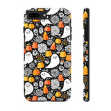 Spider Webs and Candy Corn Little Ghost Halloween Tough Phone Cases! Fall Vibes!