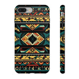 Black Aztec Tough Cases! Cellphone Cases! Multiple Sizes Available! Apple iPhone, Samsung Galaxy, and Google Pixel devices!