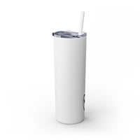 Custom Name Personalized Tumblers Skinny Tumbler with Straw, 20oz! Cursive Writing Option!