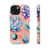 Pastel Pink and Purple Little Succulent Plants Phone Cases! New!!! Over 40 Phone Sizes To Choose From! Free Shipping!!!