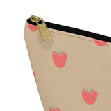 Strawberry Cream Accessory Pouch, Check Out My Matching Weekender Bag! Free Shipping!!!