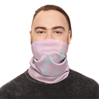 Mineral Wash Pink Lightweight Neck Gaiter! 4 Sizes Available! Free Shipping! UPF +50! Great For All Outdoor Sports!