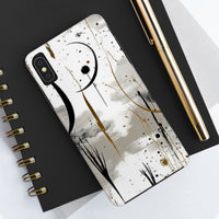 Ink Drip Crescent Moon Boho Western Tough Phone Cases!