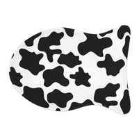 Black and White Cow Print Pet Feeding Mats! Dog and Cat Shapes! Foxy Pets! Free Shipping!!!