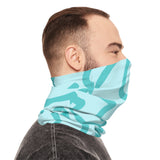 Blue Waves Lightweight Neck Gaiter! 4 Sizes Available! Free Shipping! UPF +50! Great For All Outdoor Sports!