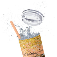 Not Today Heifer Highlander Cow Fall Vibes Skinny Tumbler with Straw, 20oz! Multiple Colors!