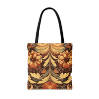 Scottish Thistle in Neutral Creamy Browns Fall Vibes Tote Bag!