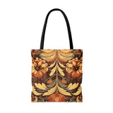 Scottish Thistle in Neutral Creamy Browns Fall Vibes Tote Bag!