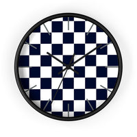 Retro Classic Plaid Print Wall Clock! Perfect For Gifting! Free Shipping!!! 3 Colors Available!
