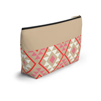 Wifey Pink Aztec Printed Travel Accessory Pouch, Check Out My Matching Weekender Bag! Free Shipping!!!