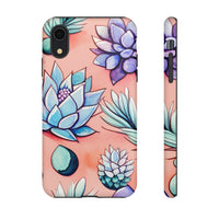 Pastel Pink and Purple Little Succulent Plants Phone Cases! New!!! Over 40 Phone Sizes To Choose From! Free Shipping!!!