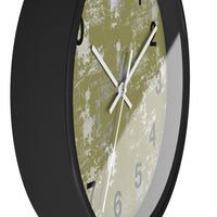 Boho Paint Washed Green Print Wall Clock! Perfect For Gifting! Free Shipping!!! 3 Colors Available!