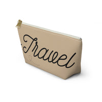 Cream Travel  Accessory Pouch, Check Out My Matching Weekender Bag! Free Shipping!!!