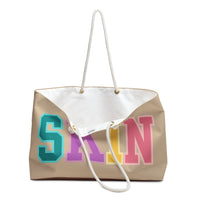 Cream Rainbow Pastel Skin Vacation Travel Weekender Bag! Free Shipping!!!