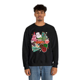 1 Christmas is in the Air Retro Medley Unisex Heavy Blend Crewneck Sweatshirt! Winter Vibes!