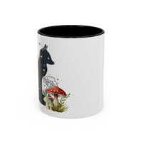 Mug - Fox Silhouette Mushroom Giftable Accent Coffee Mug (11, 15oz)