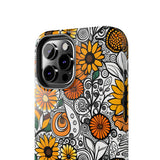 Retro Autumn Daisey's Fall Vibes Tough Phone Cases!