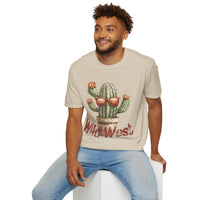 Wild West Cactus Sunglasses Western Unisex Graphic Tees! Summer Vibes! All New Heather Colors!!! Free Shipping!!!