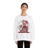 Have The day you Deserve Christmas edition Dead Inside Unisex Heavy Blend Crewneck Sweatshirt!