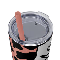 Mama Cow Printed Skinny Tumbler with Straw, 20oz! Multiple Colors! Mothers Day!