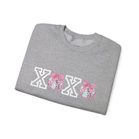 Valentines Day Sweatshirt Xoxo Disco Coquette/Back Printed