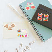 Sand Castle, Watermelon, Crab Summertime Sticker Sheets! Free Shipping!