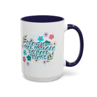 Beautiful Girl You Can Do Hard Things Mug! 11 oz/15 oz! Free Shipping! BPA Free! Microwave/Dishwasher Safe!