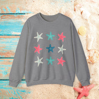 Starfish Medley Unisex Sweatshirt! Plus Sizes Available!