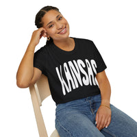 Kansas Groovy Unisex Graphic Tees! Summer Vibes! All New Heather Colors!!! Free Shipping!!!