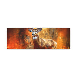 Western Mountain Deer Scenery in Oranges and Browns Canvas Gallery Wraps!