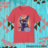 Retro Fox Graphic Tee! Ultra Soft! Free Shipping! Summer Vibes!