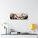 Western/Boho Mountain Scenery in Blacks and Browns Canvas Gallery Wraps!