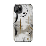 Ink Drip Crescent Moon Boho Western Tough Phone Cases!