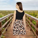 Leopard Print Women's Fit n Flare Dress! Free Shipping!!! New!!! Sun Dress! Beach Cover Up! Night Gown! So Versatile!