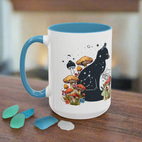 Mug - Fox Silhouette Mushroom Giftable Accent Coffee Mug (11, 15oz)