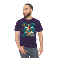 Aztec Boho Plant a Tree Distressed Unisex Mineral Wash T-Shirt! New Colors! Free Shipping!!!