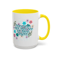 Beautiful Girl You Can Do Hard Things Mug! 11 oz/15 oz! Free Shipping! BPA Free! Microwave/Dishwasher Safe!